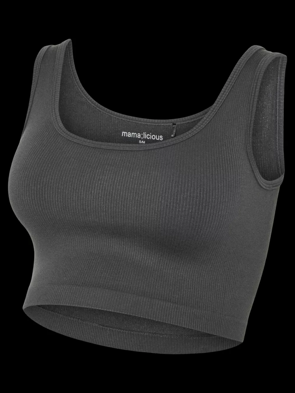 VERO MODA Cropped fit U-pääntie Topit Asphalt Cheap