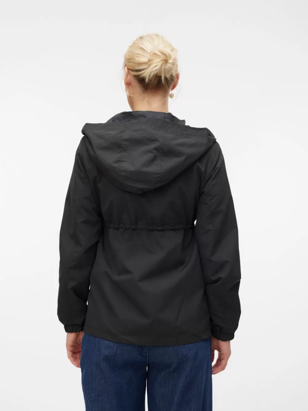 VERO MODA Hupussa Joustavat hihansuut Parkatakit Black New