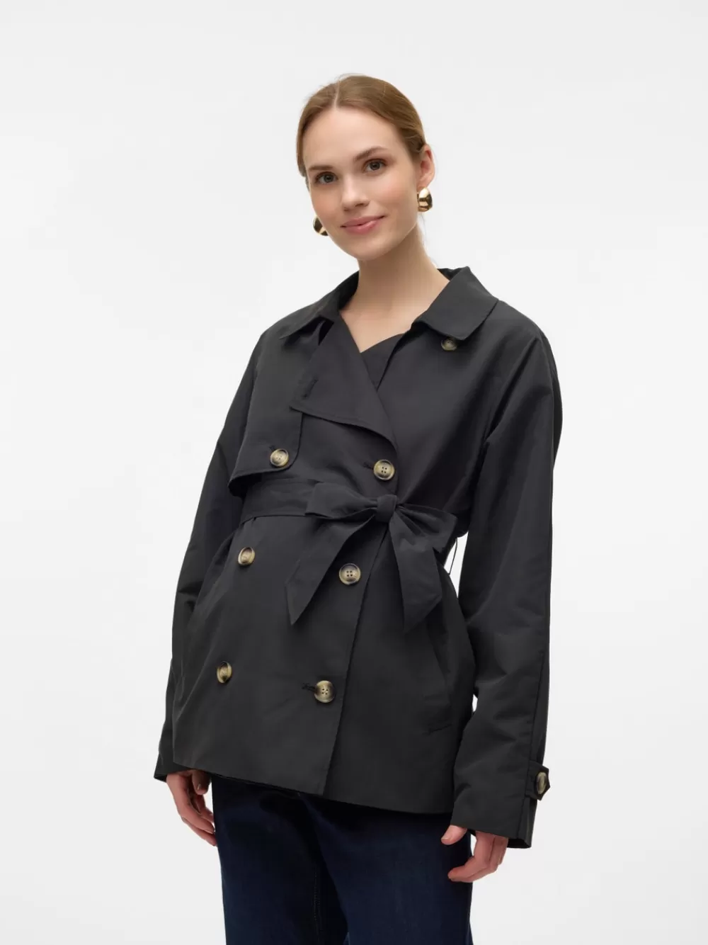VERO MODA Käänteinen kaulus Takit Black Flash Sale