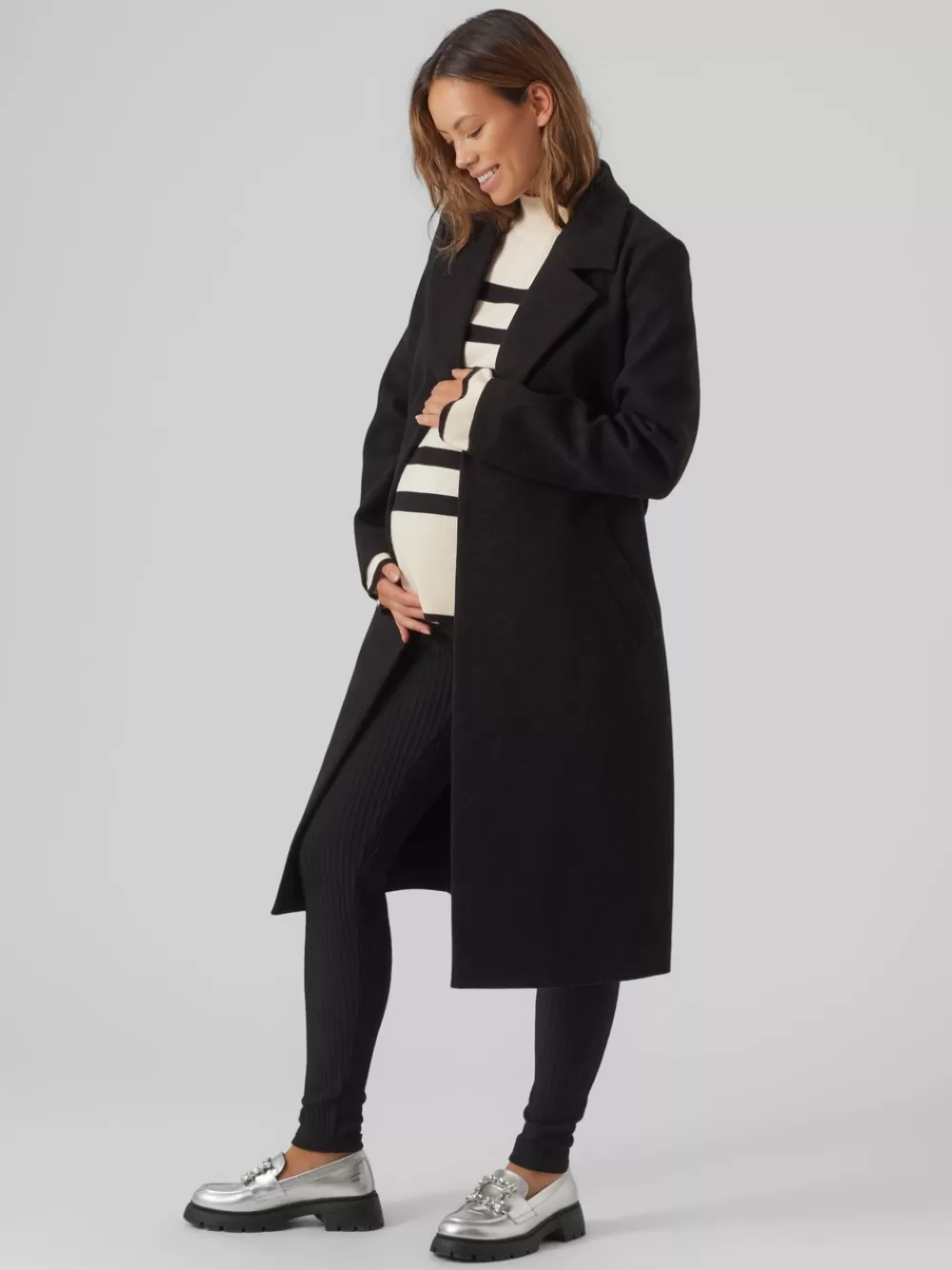 VERO MODA Käänteinen kaulus Takit Black Hot