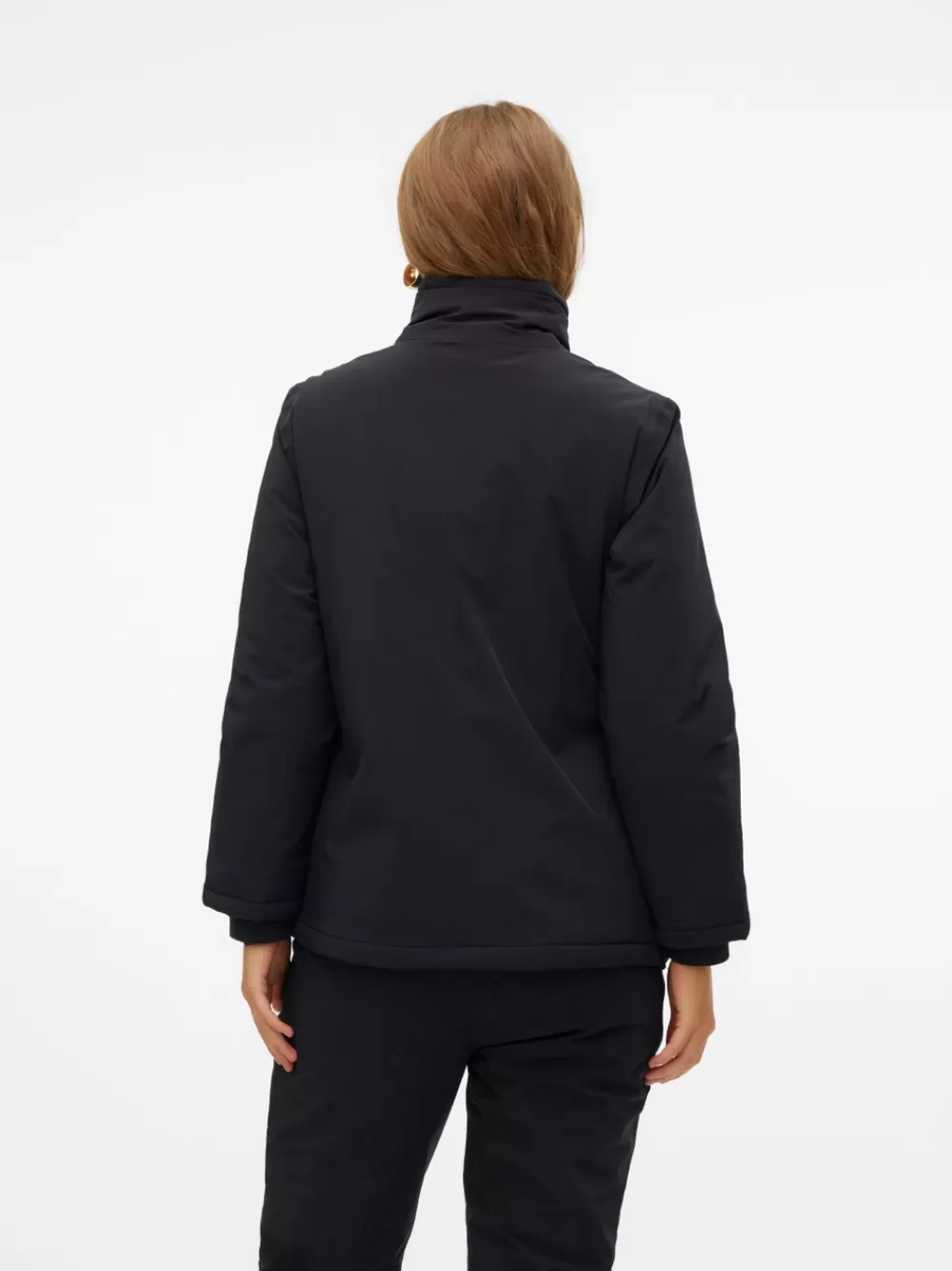 VERO MODA Korkea kaulus Takit Black Sale