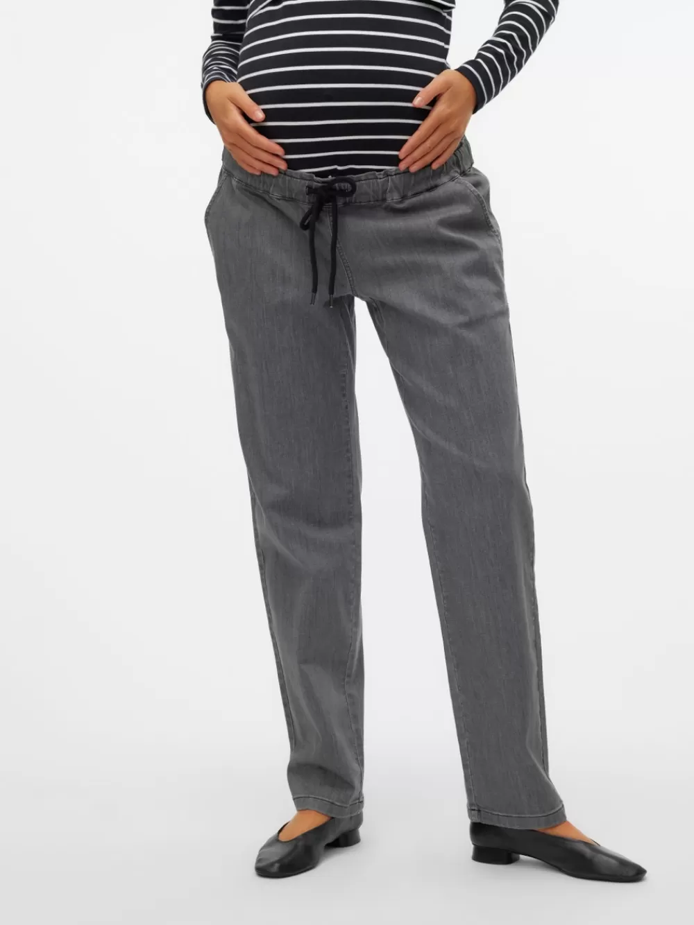 VERO MODA Loose fit Farkut Light Grey Denim Store