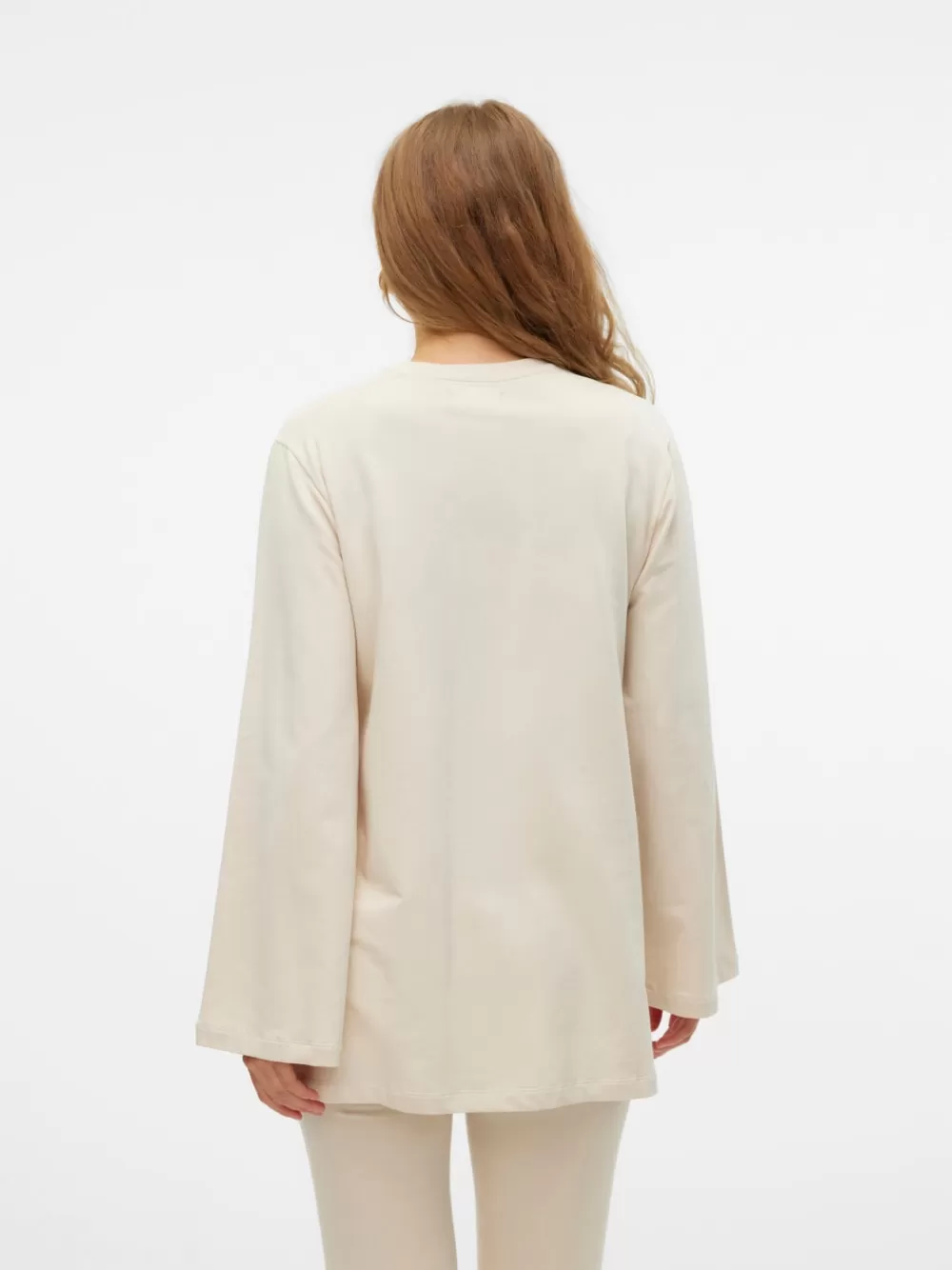 VERO MODA Loose fit O-pääntie Svetarit Birch Hot