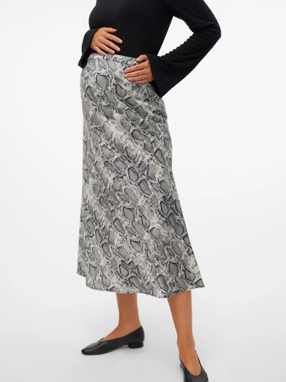 VERO MODA Midihame Light Grey Melange Sale
