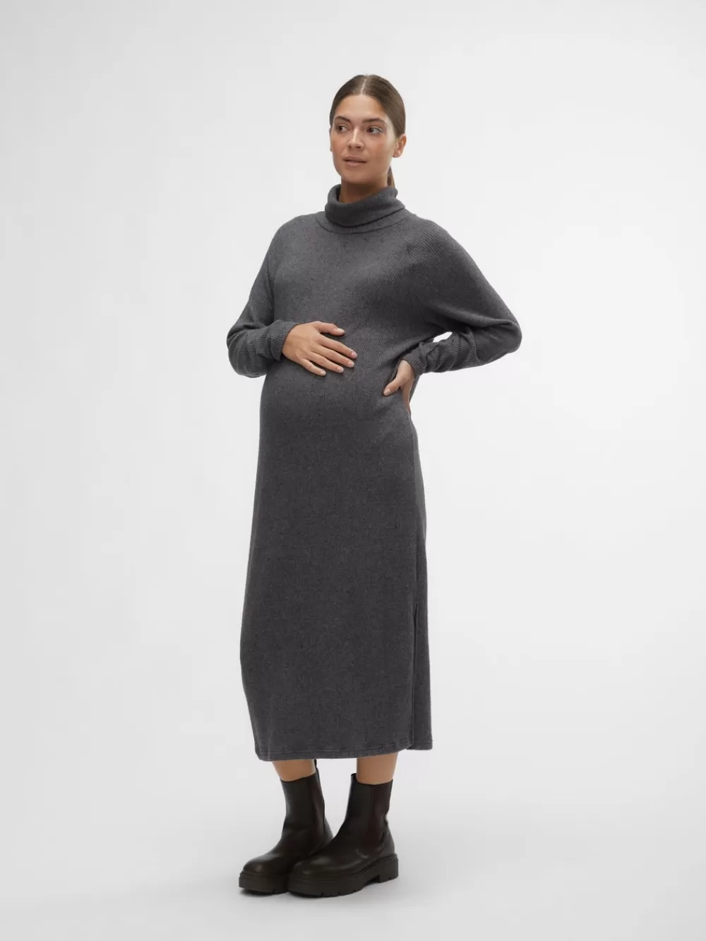 VERO MODA MLANNETTE Medium Grey Melange Fashion