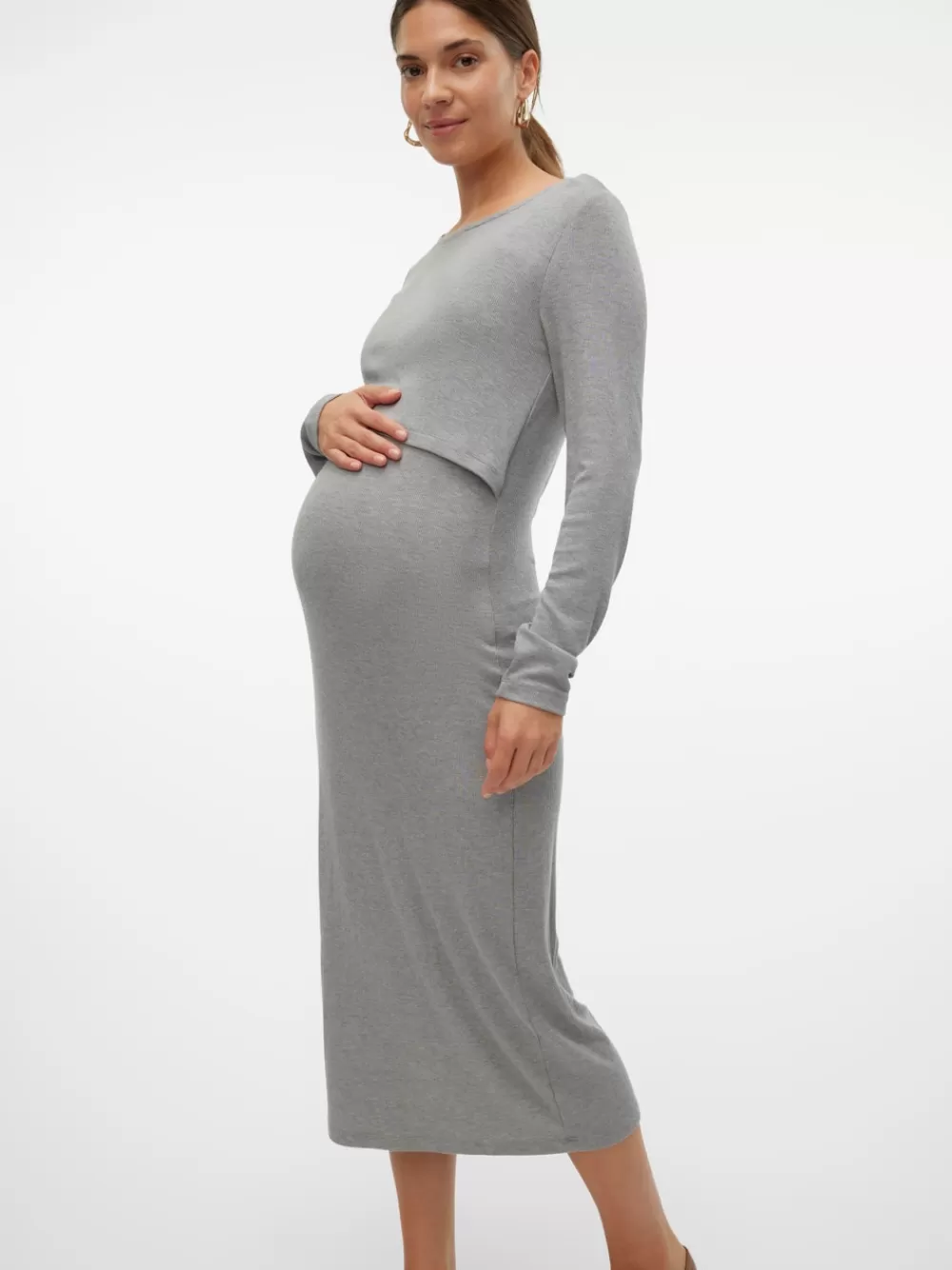 VERO MODA MLBRYNNA Light Grey Melange Sale
