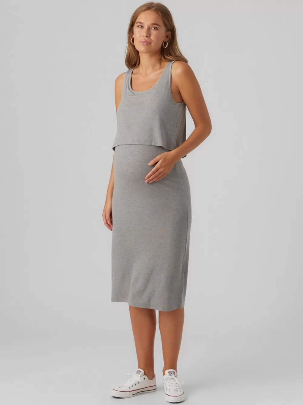 VERO MODA MLBRYNNA Light Grey Melange Best Sale