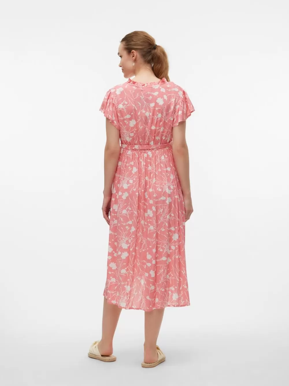VERO MODA MLDEELIA Flamingo Plume Clearance