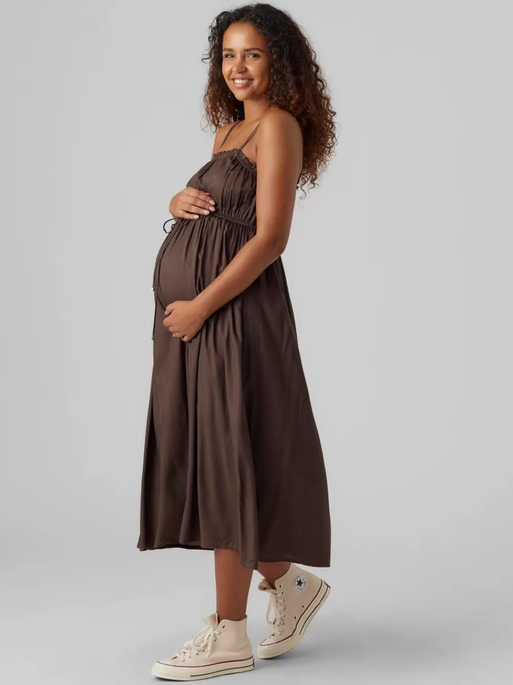 VERO MODA MLELVA Seal Brown New
