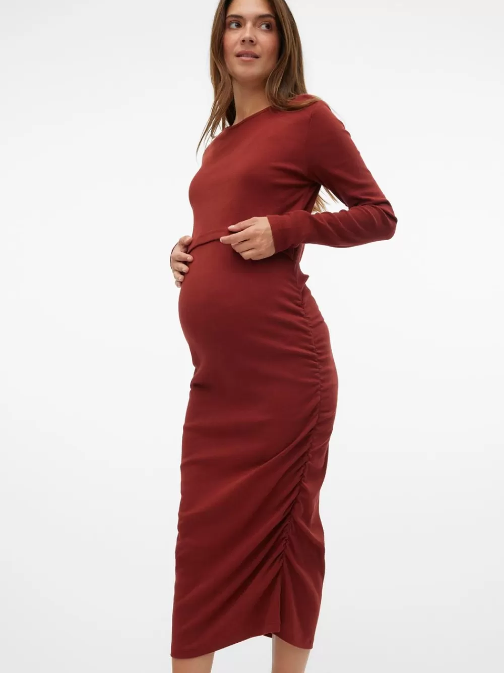 VERO MODA MLEMILY Fired Brick Flash Sale