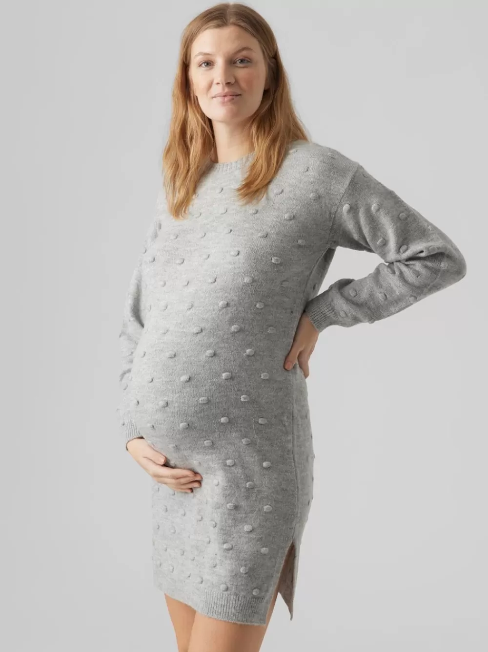 VERO MODA MLINES Light Grey Melange Flash Sale