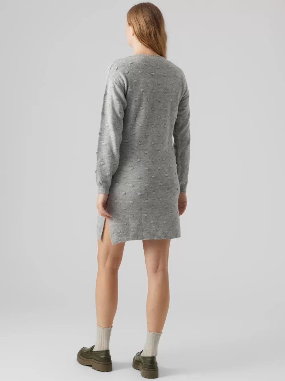 VERO MODA MLINES Light Grey Melange Flash Sale