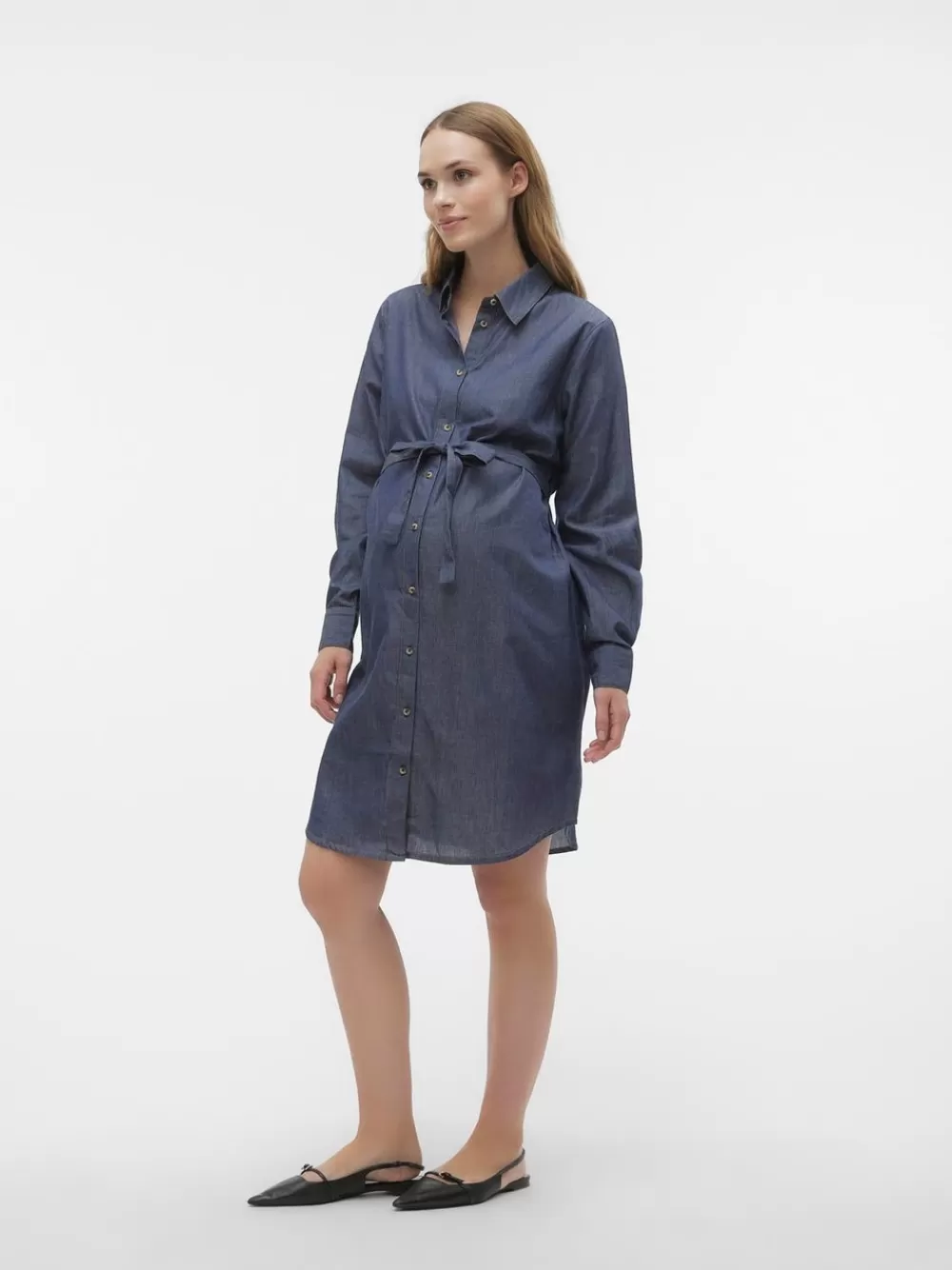 VERO MODA MLNATALIA Medium Blue Denim Clearance