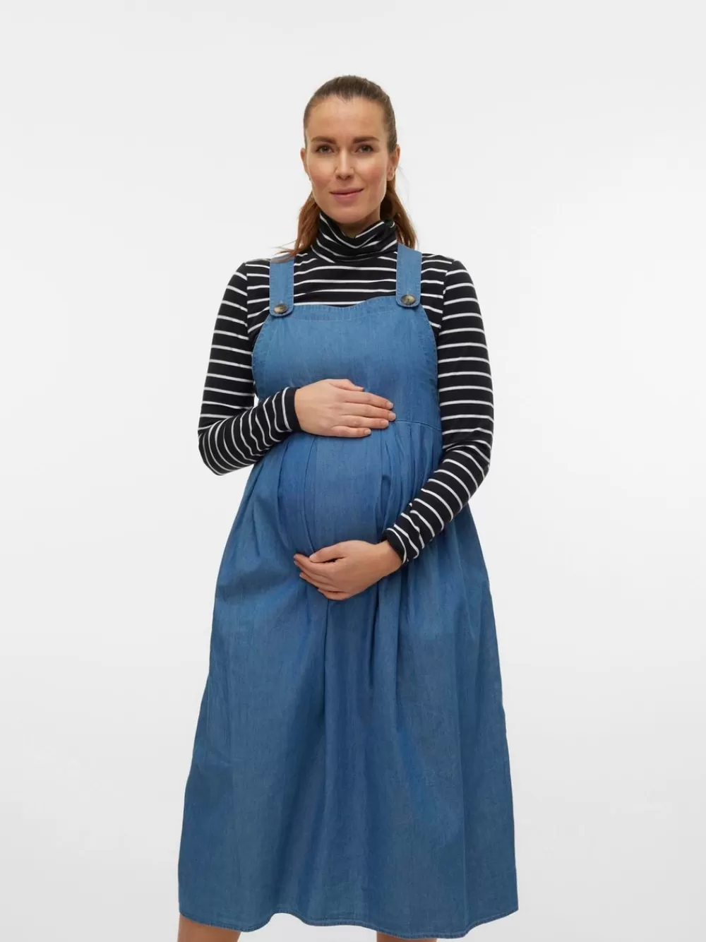 VERO MODA MLPATTY Medium Blue Denim New