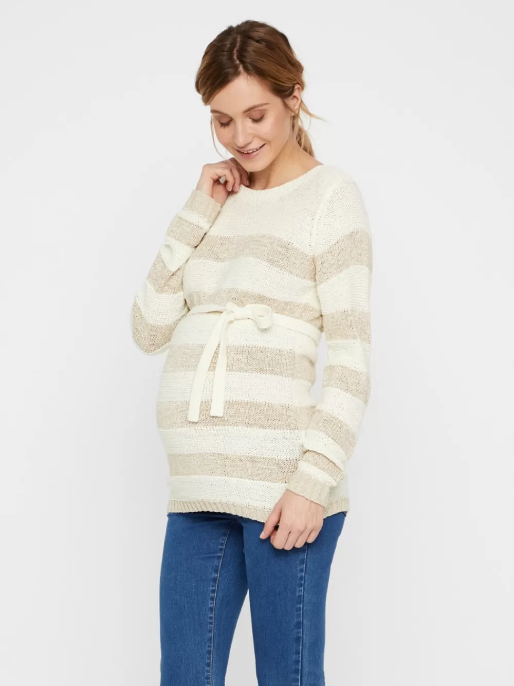 VERO MODA NEULEPUSERO Snow White Cheap