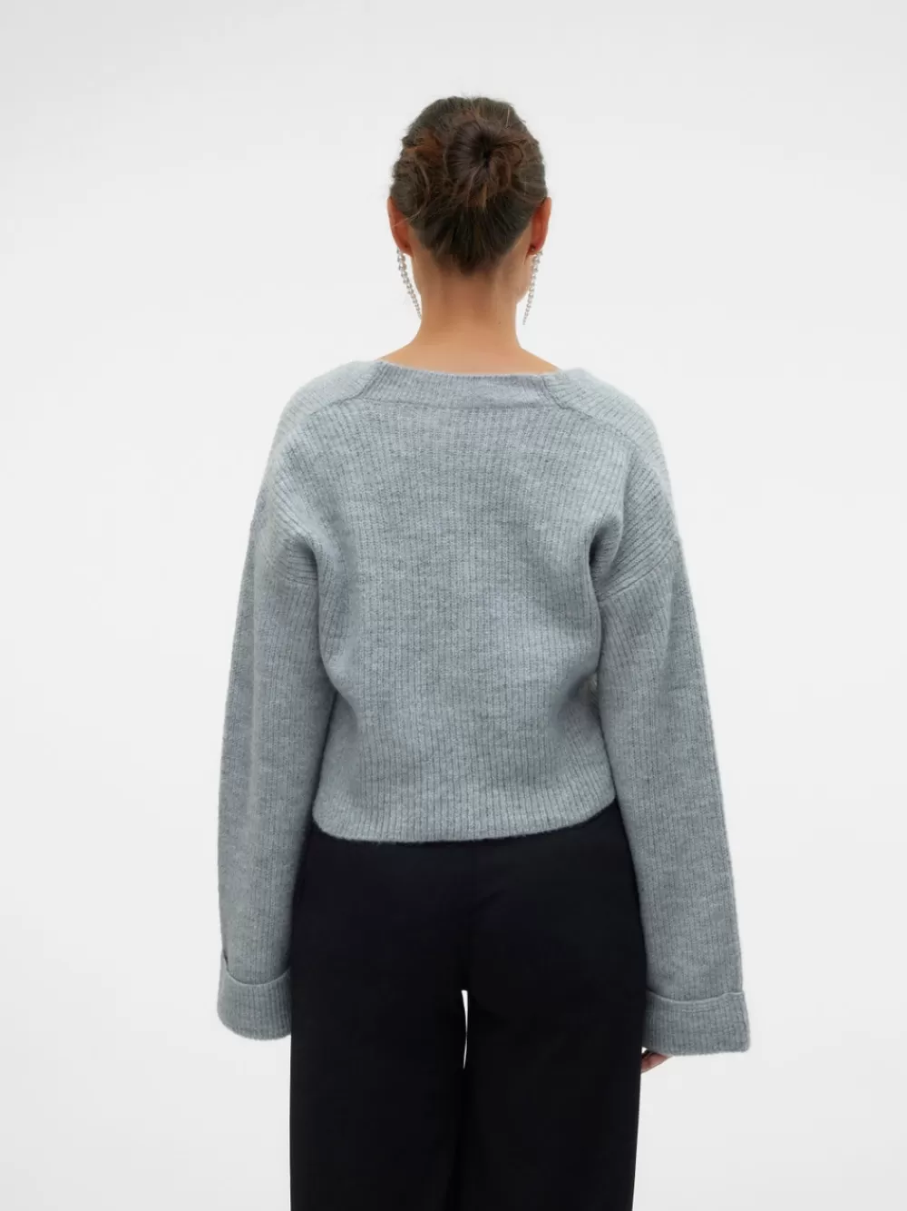 VERO MODA NEULEPUSERO Light Grey Melange Store
