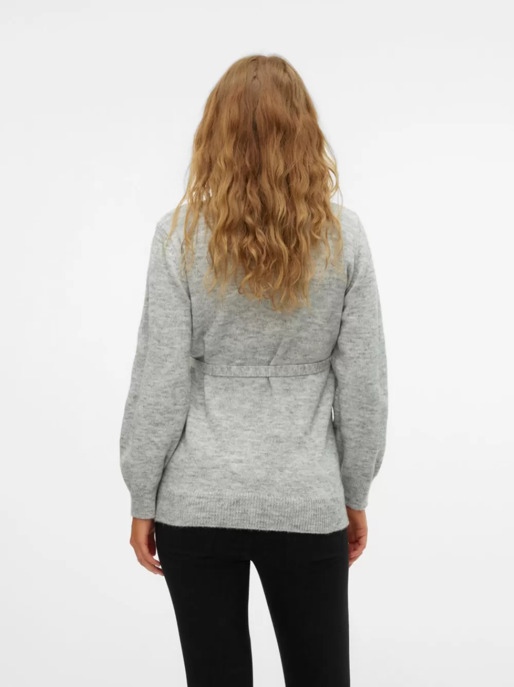 VERO MODA NEULEPUSERO Light Grey Melange Flash Sale