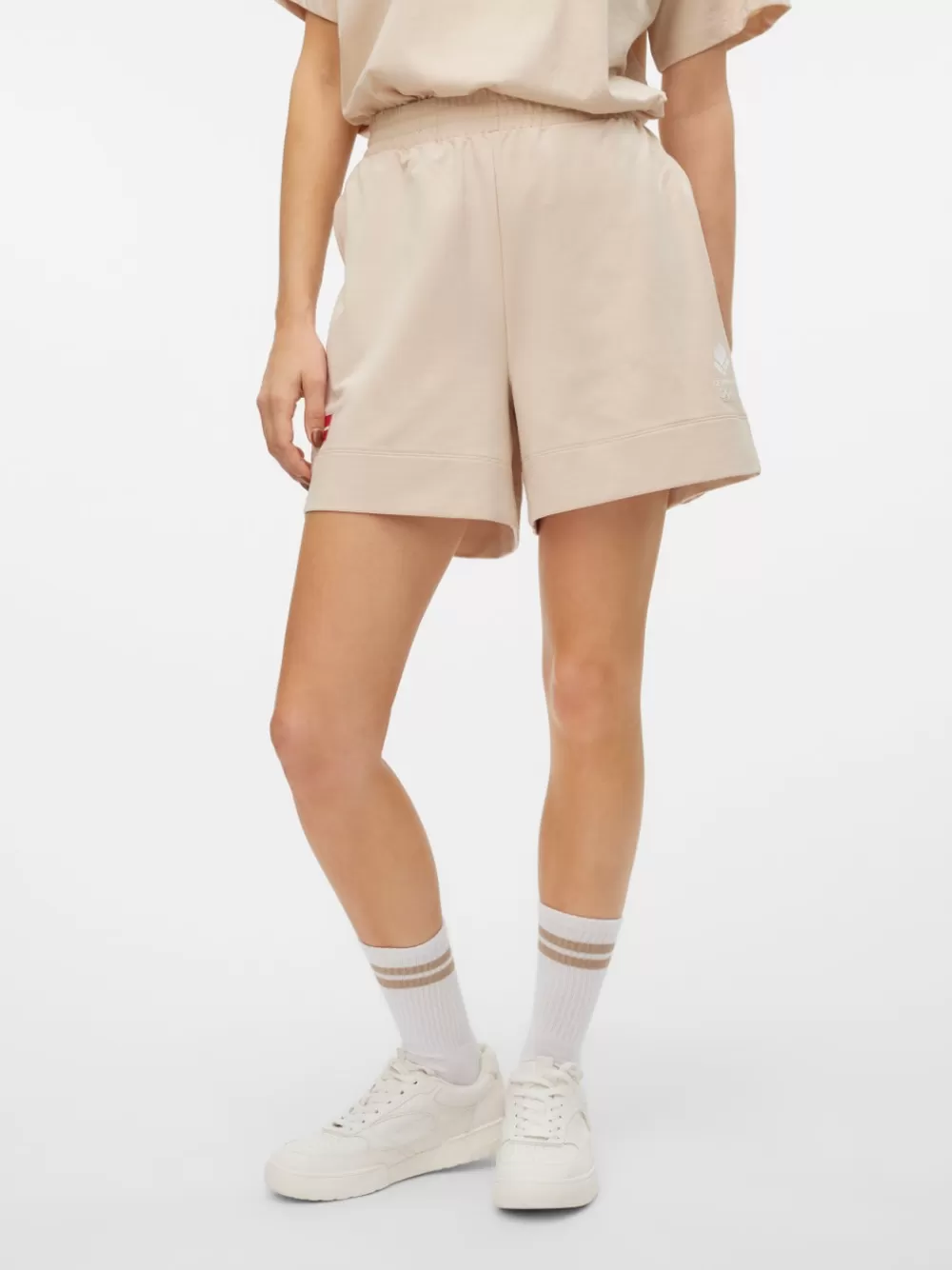 VERO MODA OL Shortsit Oatmeal Hot