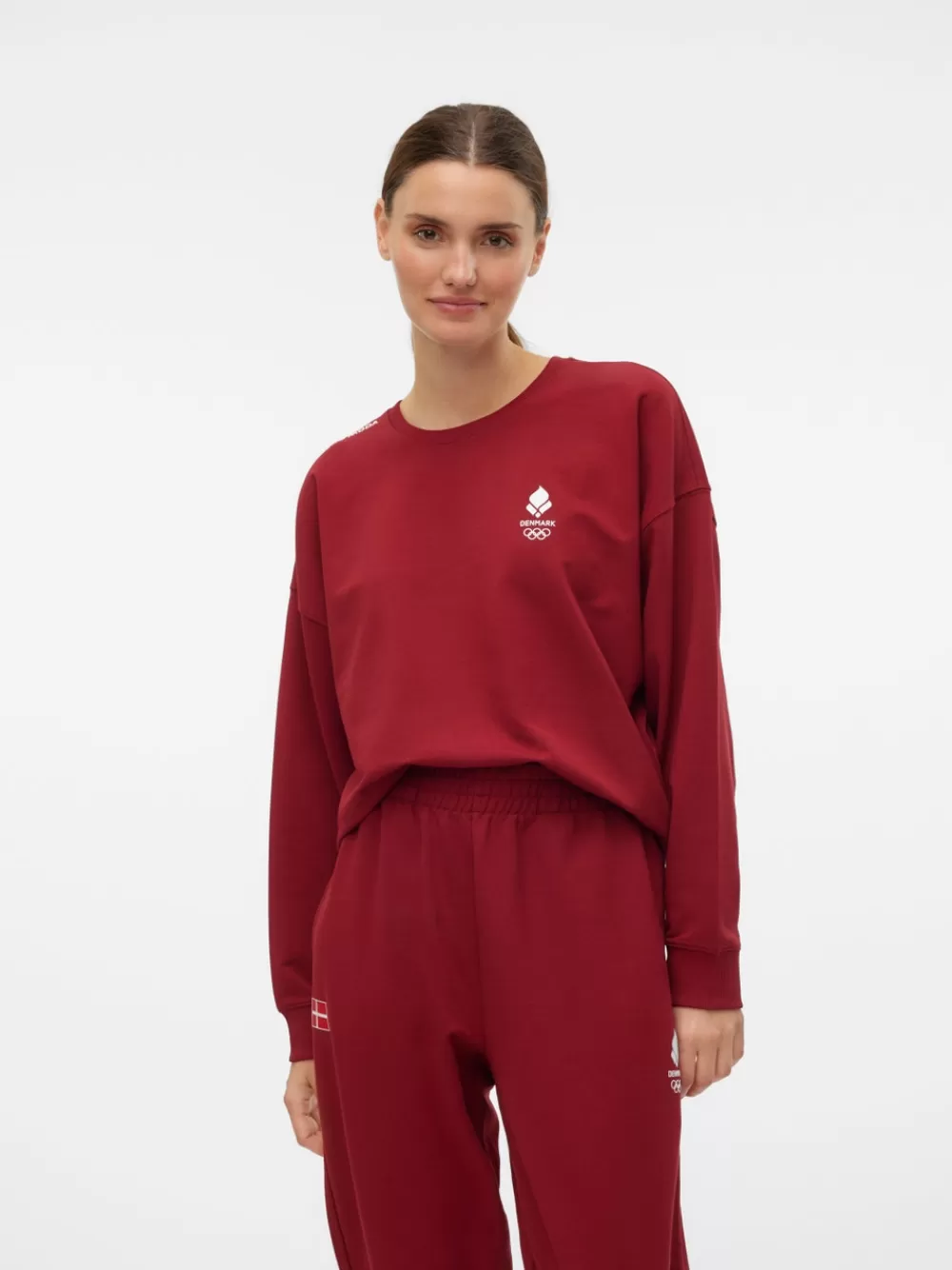 VERO MODA OL Svetarit Biking Red Best