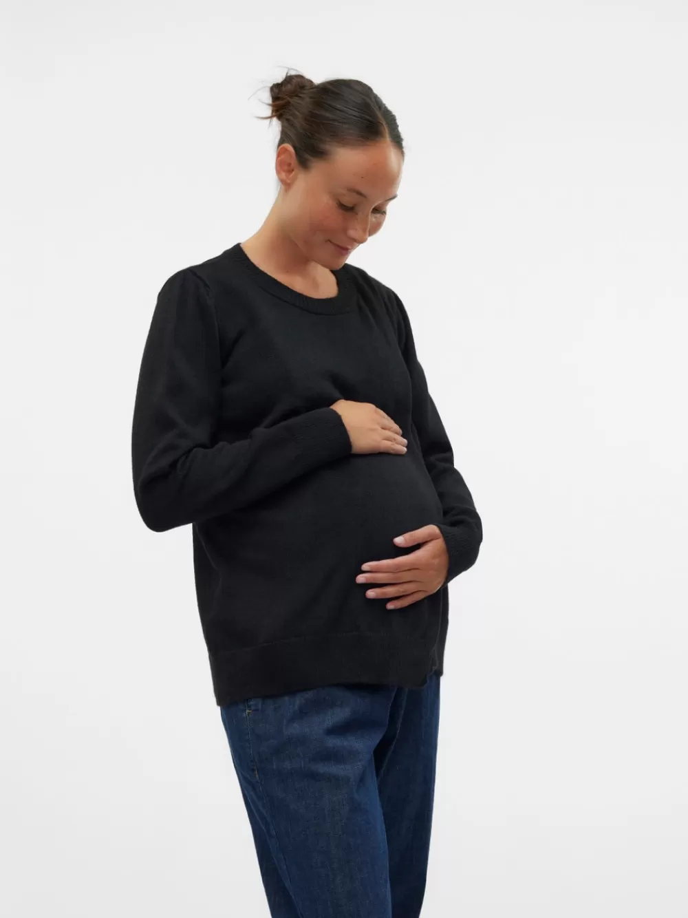 VERO MODA O-pääntie Neulepuserot Black Best