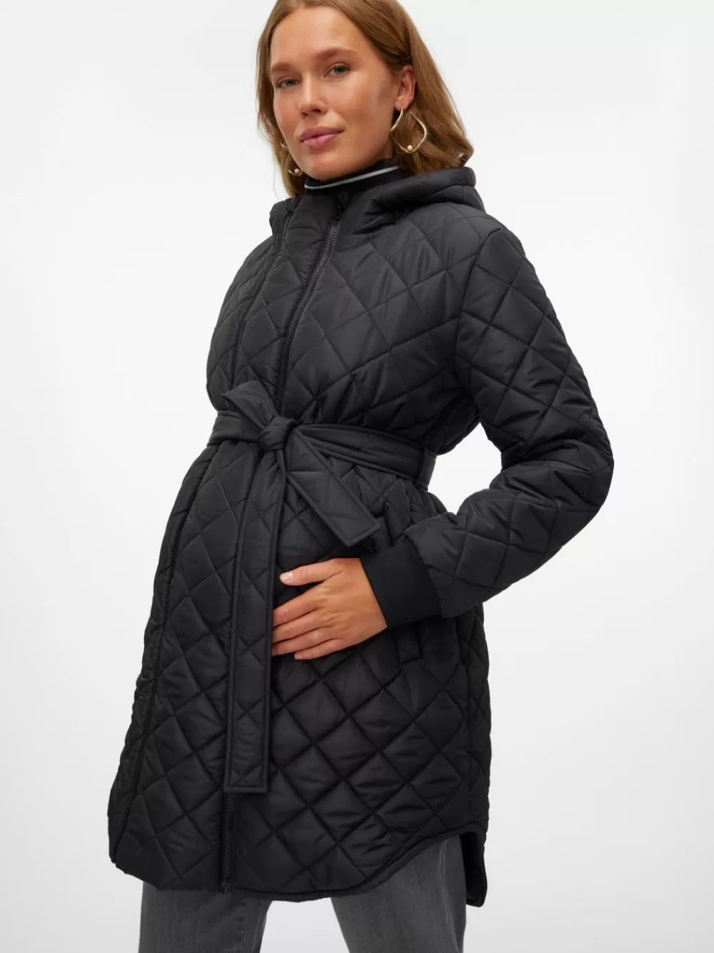 VERO MODA O-pääntie Tikatut takit Black Cheap