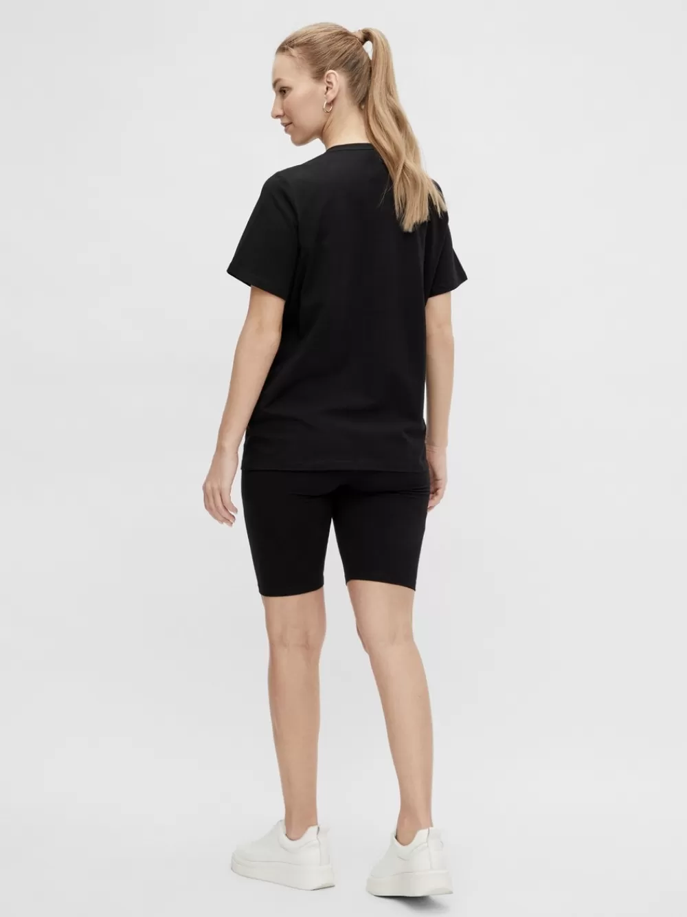 VERO MODA Oversize fit O-pääntie T-paidat Black Cheap