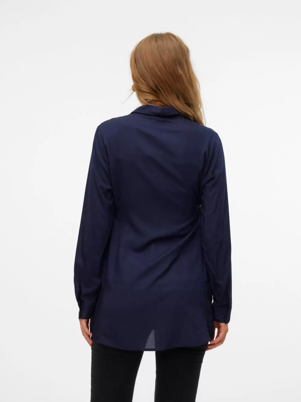 VERO MODA Paitakaulus Napitetut hihansuut Slim fit -hihat Tunikat Navy Blazer Discount