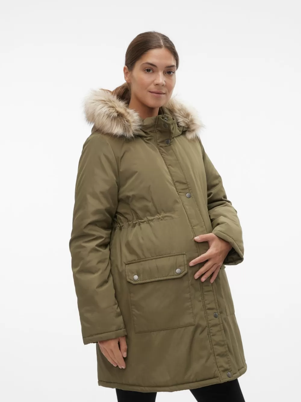 VERO MODA Parkatakki Burnt Olive Clearance