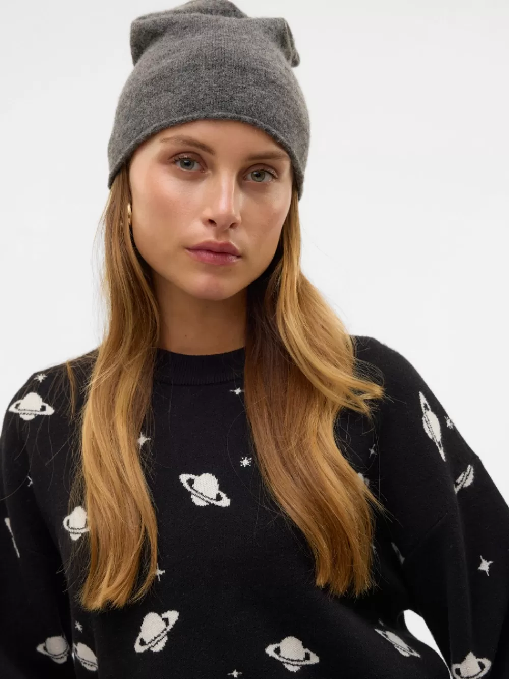 VERO MODA Pipot Dark Grey Melange Flash Sale