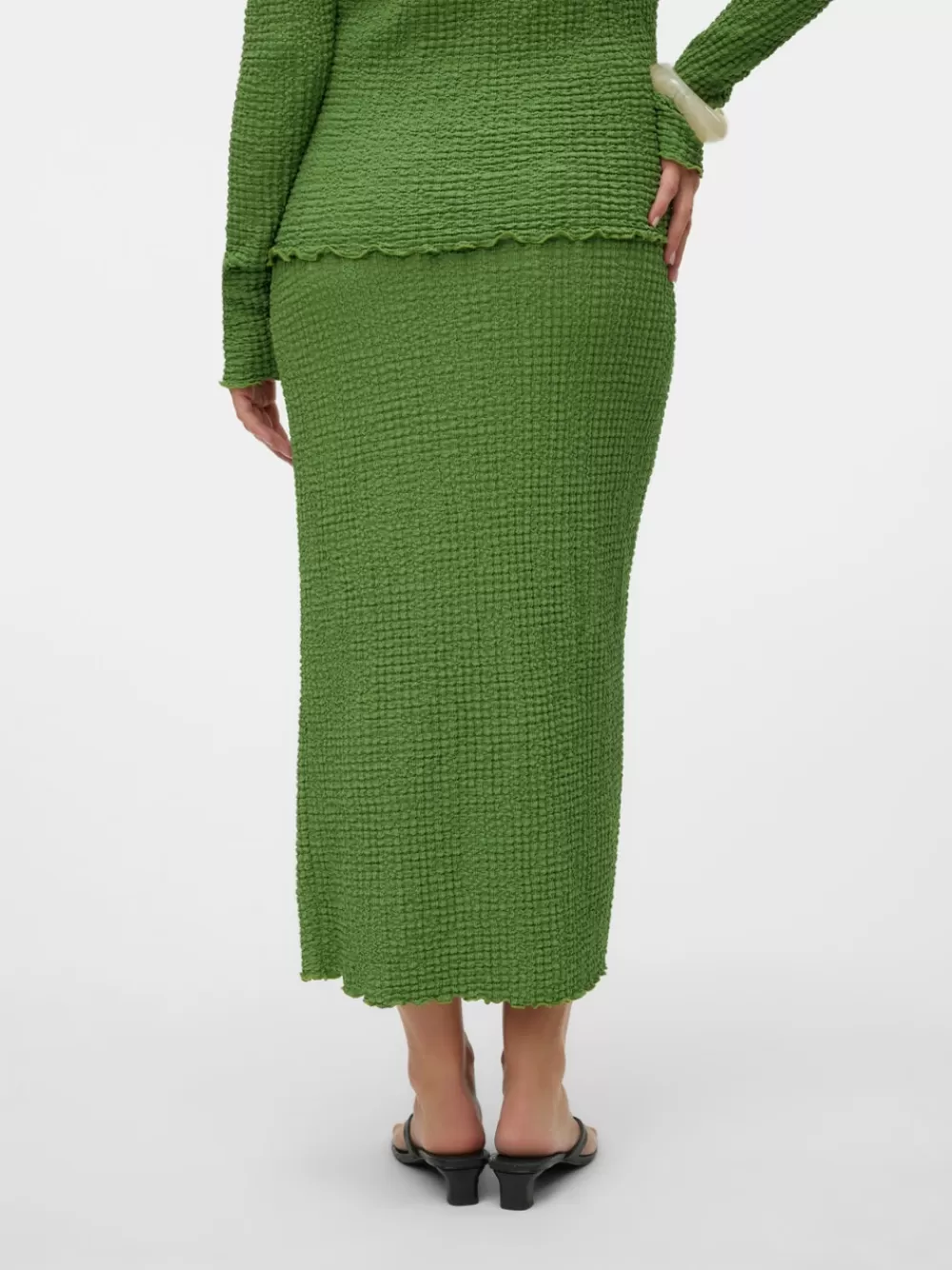 VERO MODA Pitkä hame Forest Green New