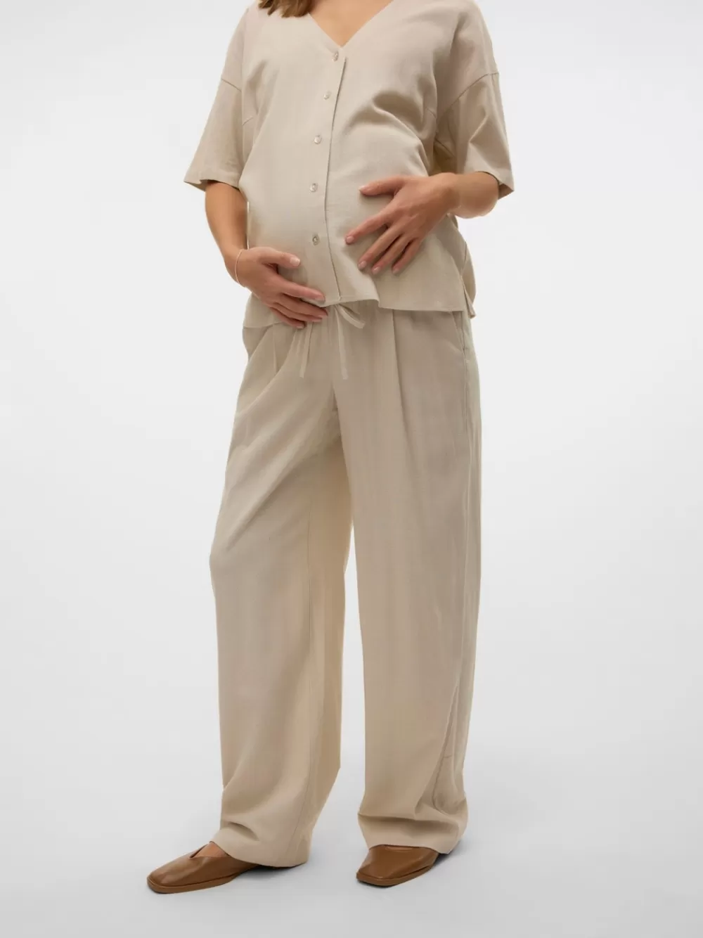 VERO MODA Regular fit Housut Silver Lining Best
