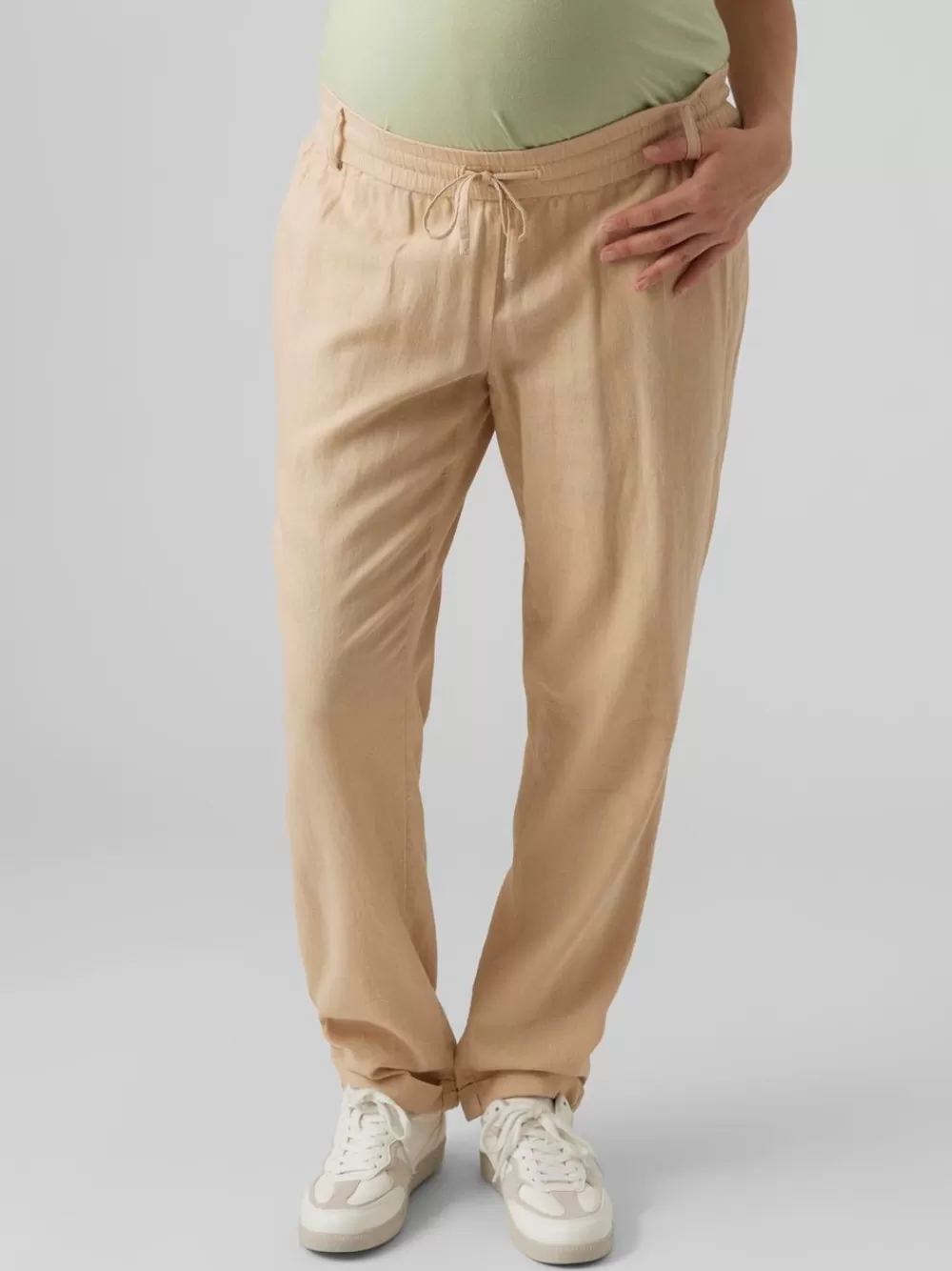 VERO MODA Regular fit Housut Irish Cream Cheap