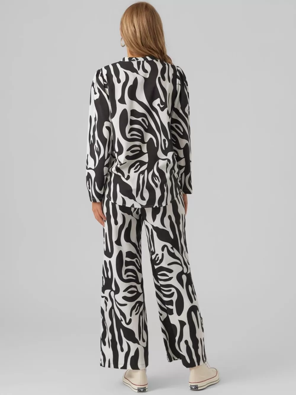 VERO MODA Regular fit Housut Snow White Cheap