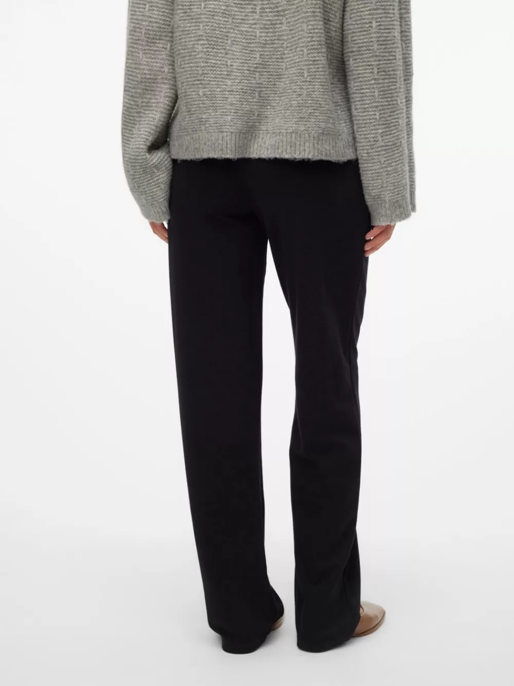 VERO MODA Regular fit Housut Dark Grey Melange Sale