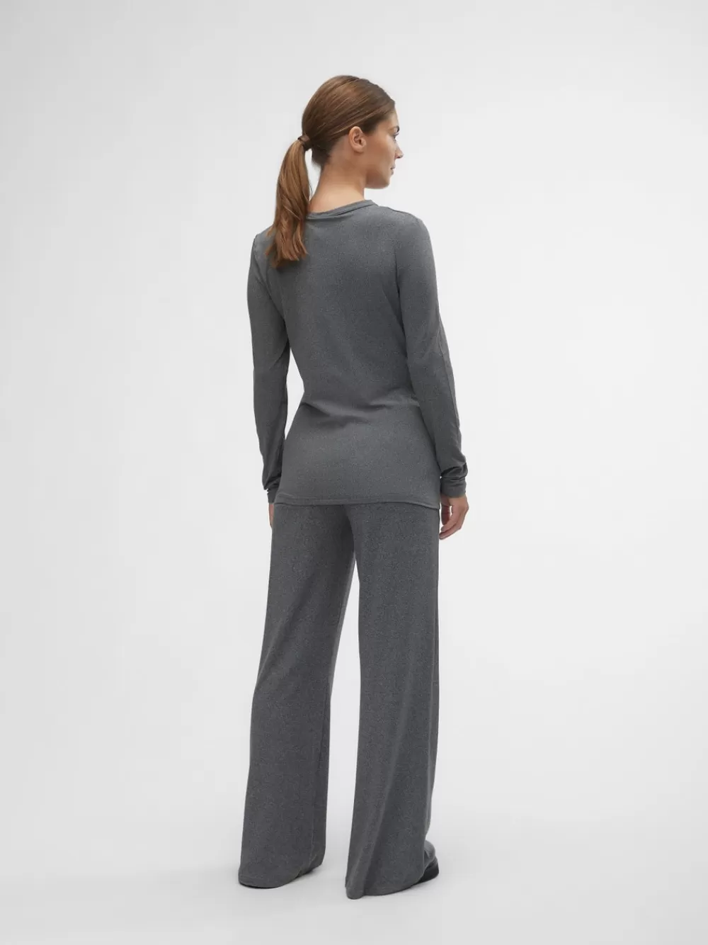 VERO MODA Regular fit Housut Dark Grey Melange Hot