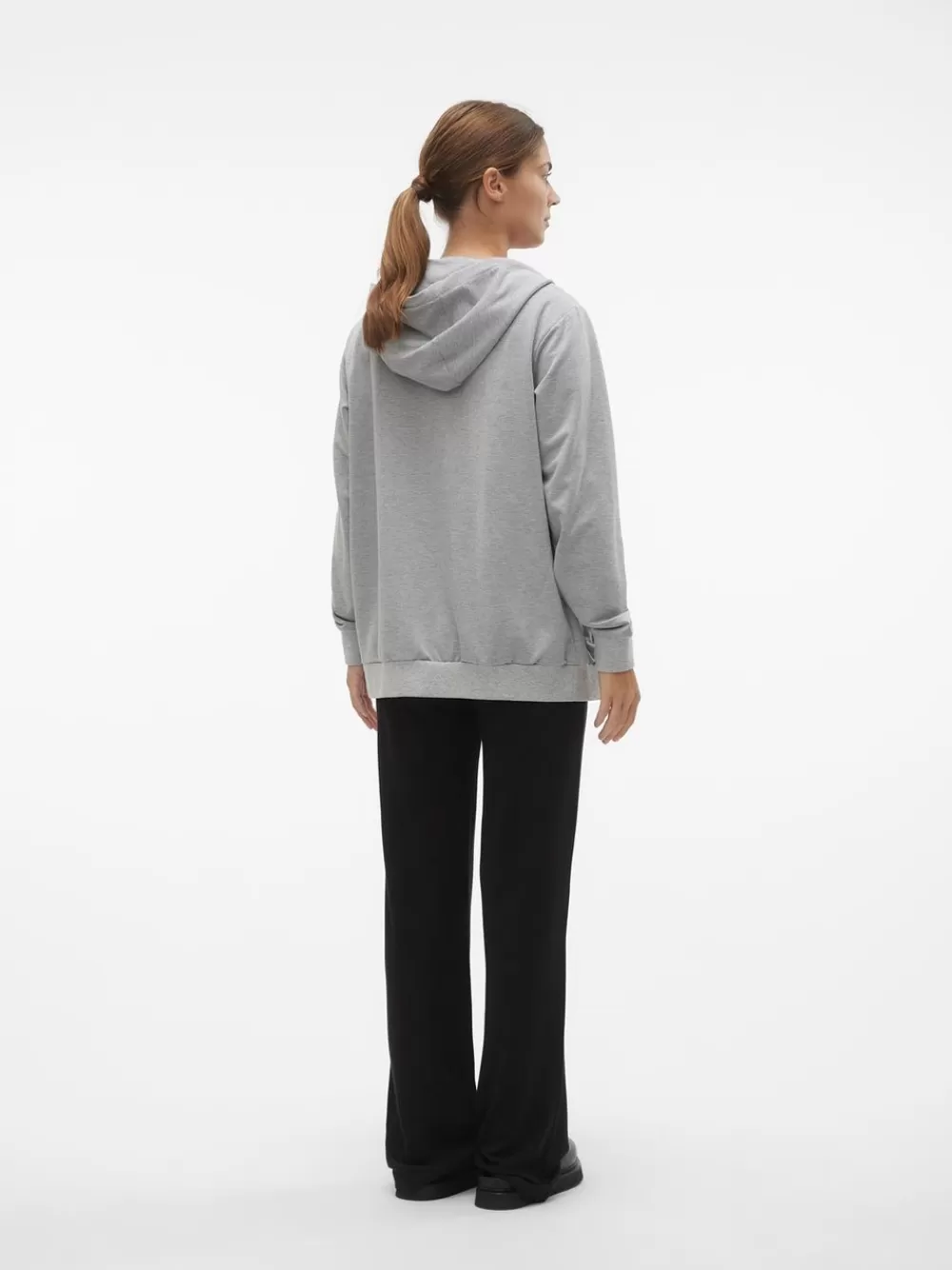 VERO MODA Regular fit Hupullinen Svetarit Light Grey Melange Flash Sale
