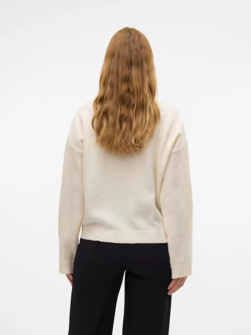 VERO MODA Regular fit Korkea kaulus Toppi Snow White Sale