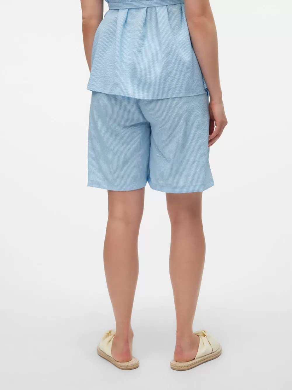 VERO MODA Regular fit Normaali vyötärö Shortsit Stonewash Online