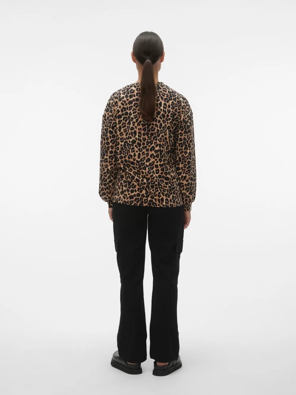 VERO MODA Regular fit O-pääntie Topit Black Hot