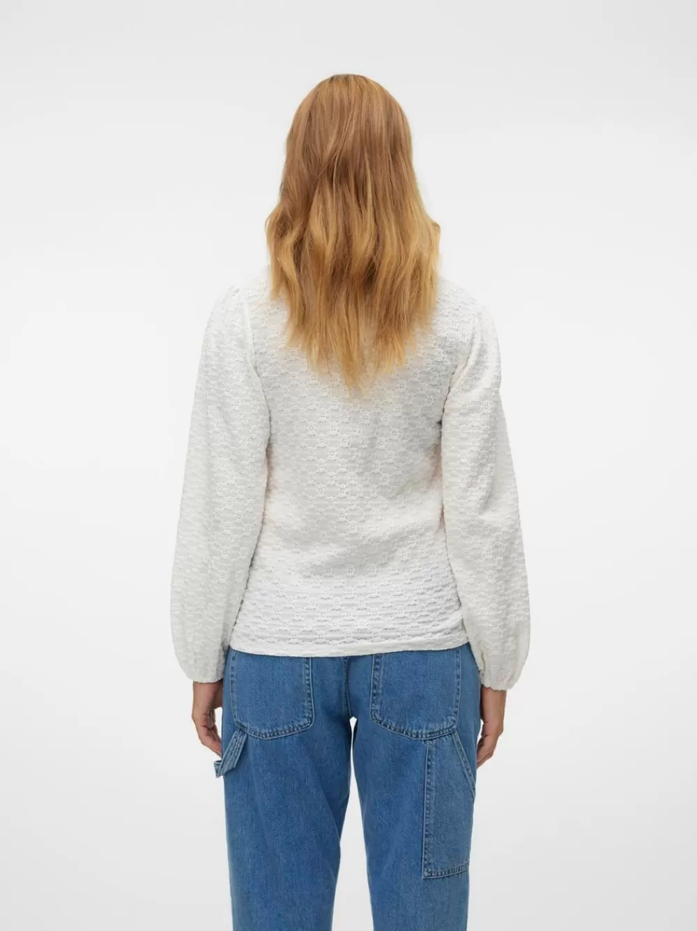 VERO MODA Regular fit O-pääntie Topit Snow White Fashion