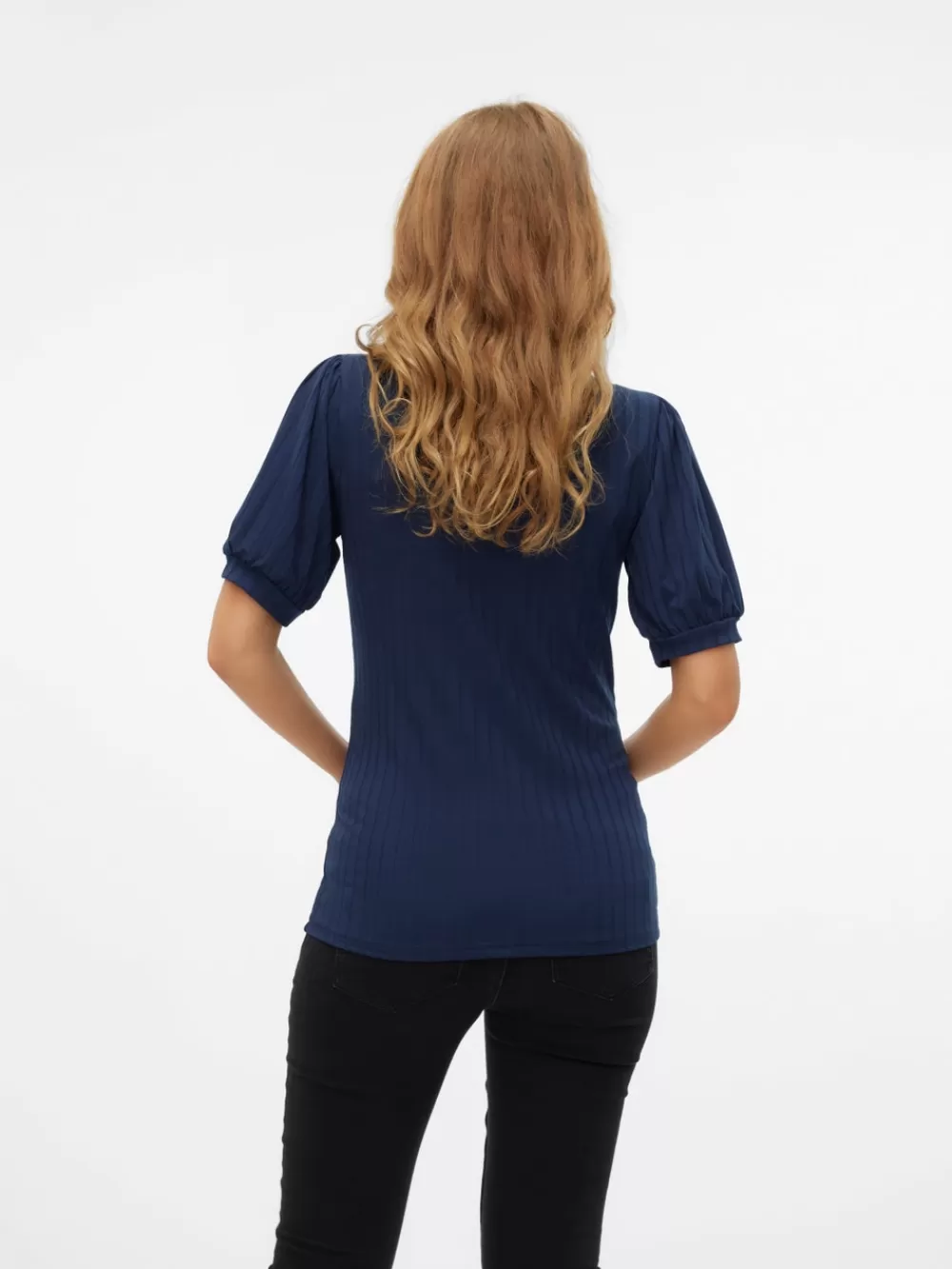 VERO MODA Regular fit O-pääntie Topit Navy Blazer Best