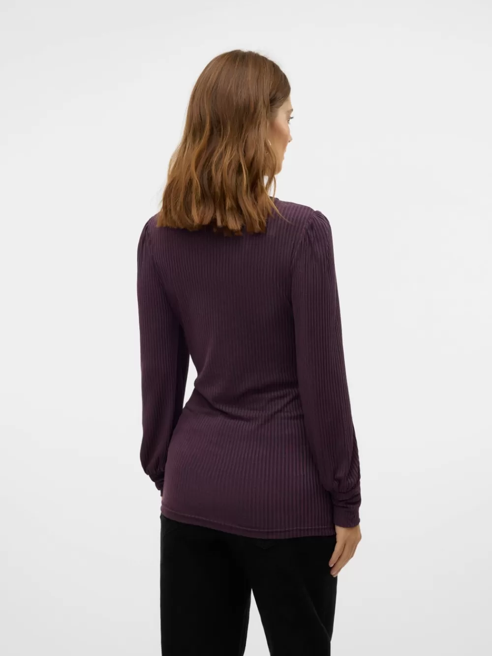 VERO MODA Regular fit O-pääntie Topit Plum Perfect Shop