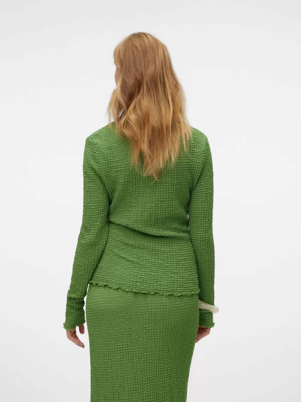 VERO MODA Regular fit O-pääntie Topit Forest Green Hot