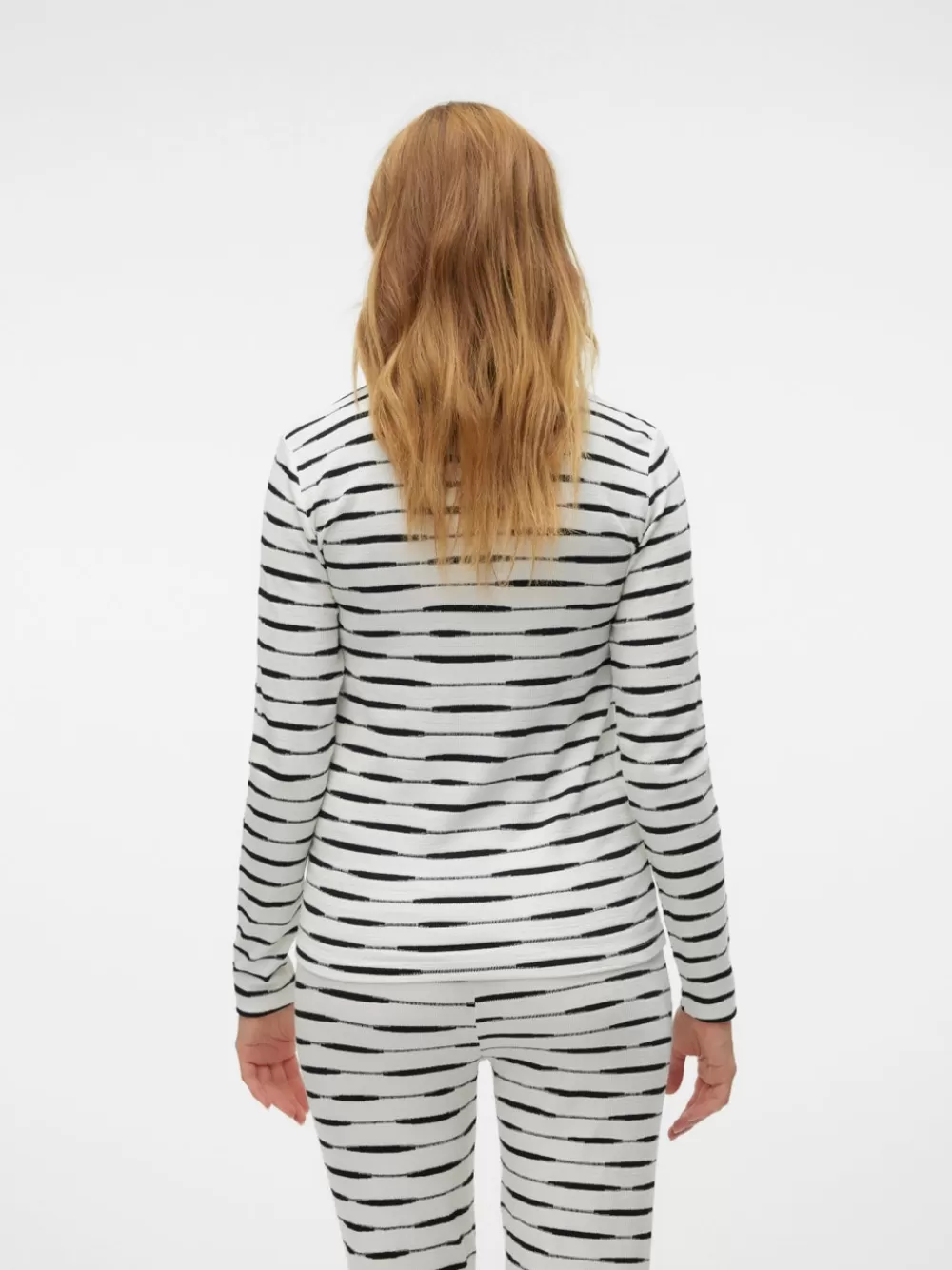 VERO MODA Regular fit O-pääntie Topit Snow White Clearance