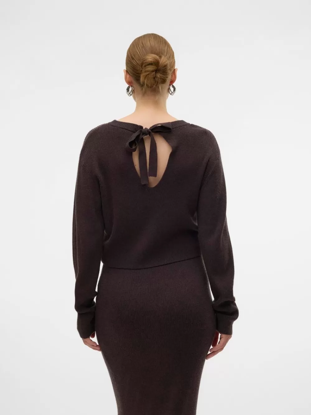 VERO MODA Regular fit O-pääntie Toppi Chocolate Torte Sale