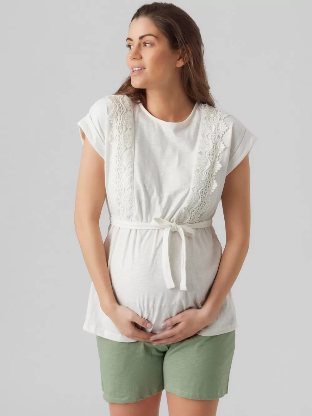 VERO MODA Regular fit U-pääntie Topit Snow White Fashion