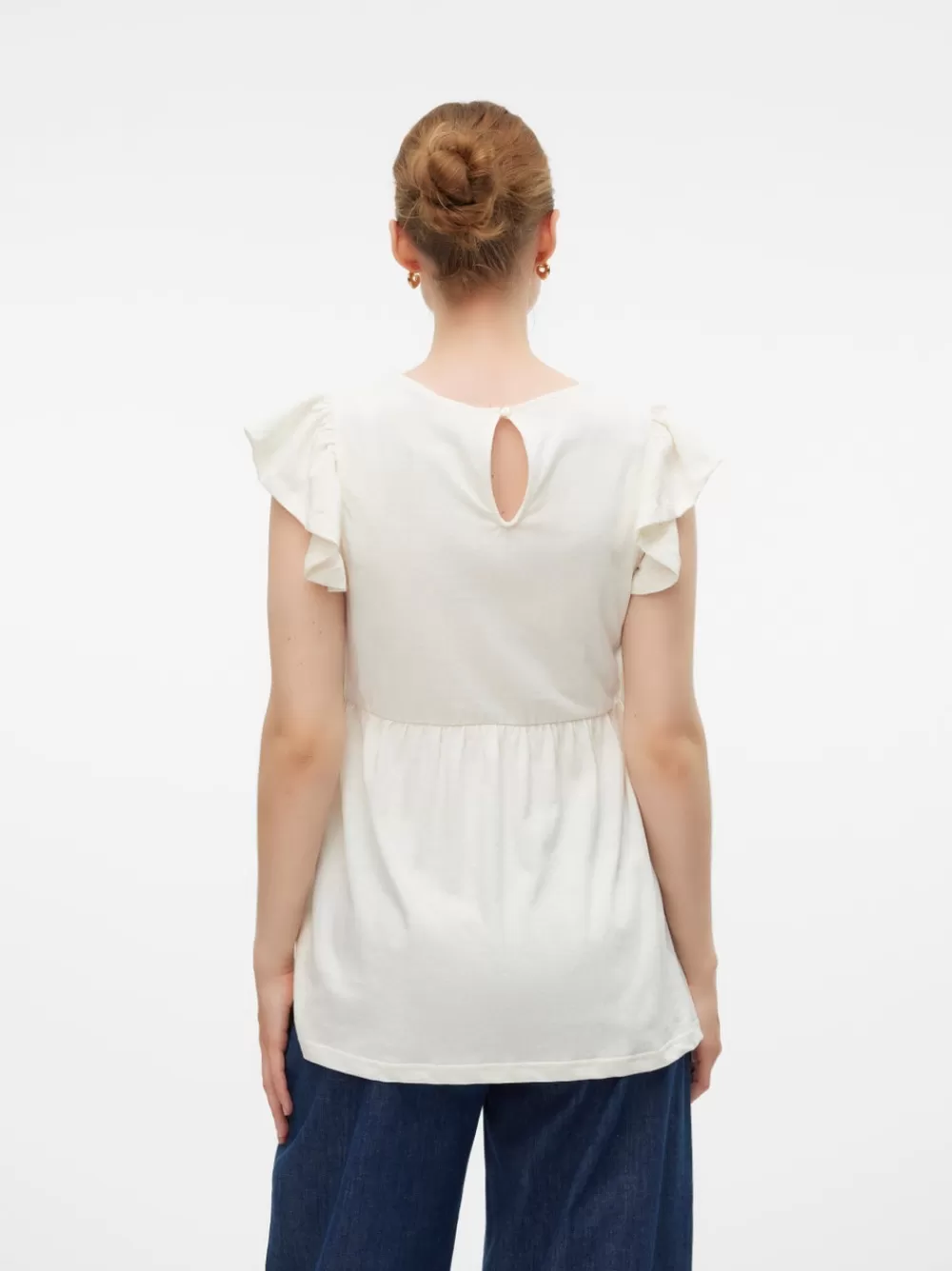 VERO MODA Regular fit U-pääntie Topit Whitecap Gray Store