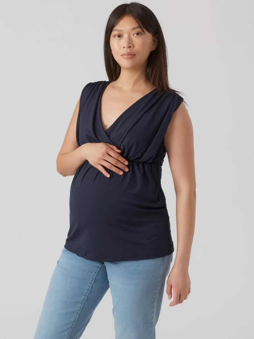 VERO MODA Regular fit V-pääntie Topit Navy Blazer Flash Sale