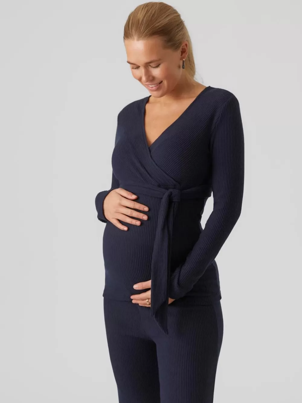 VERO MODA Regular fit V-pääntie Topit Navy Blazer Fashion