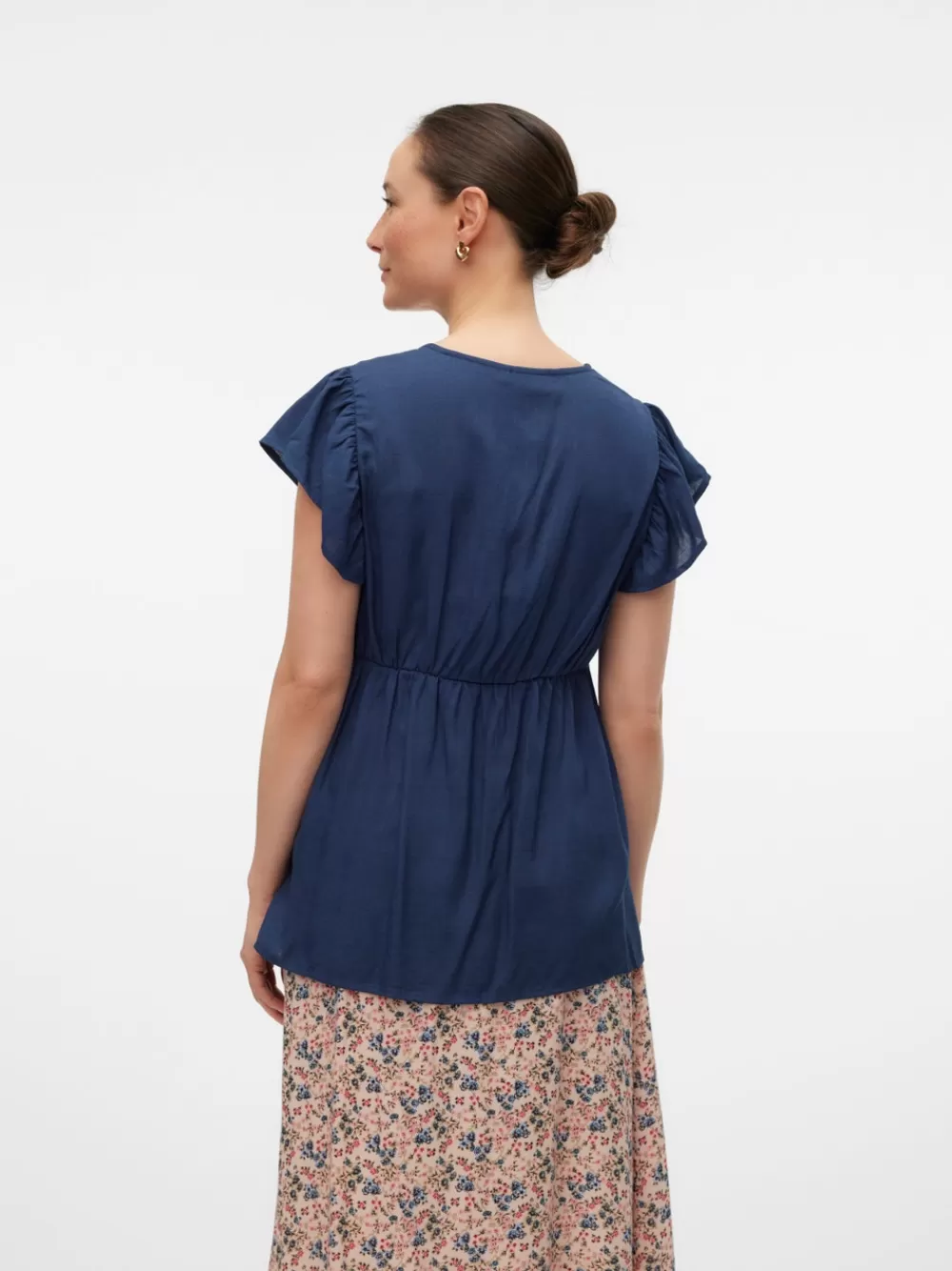 VERO MODA Regular fit V-pääntie Topit Medieval Blue Online